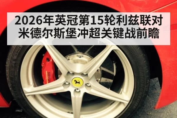 2026年英冠第15轮利兹联对米德尔斯堡冲超关键战前瞻